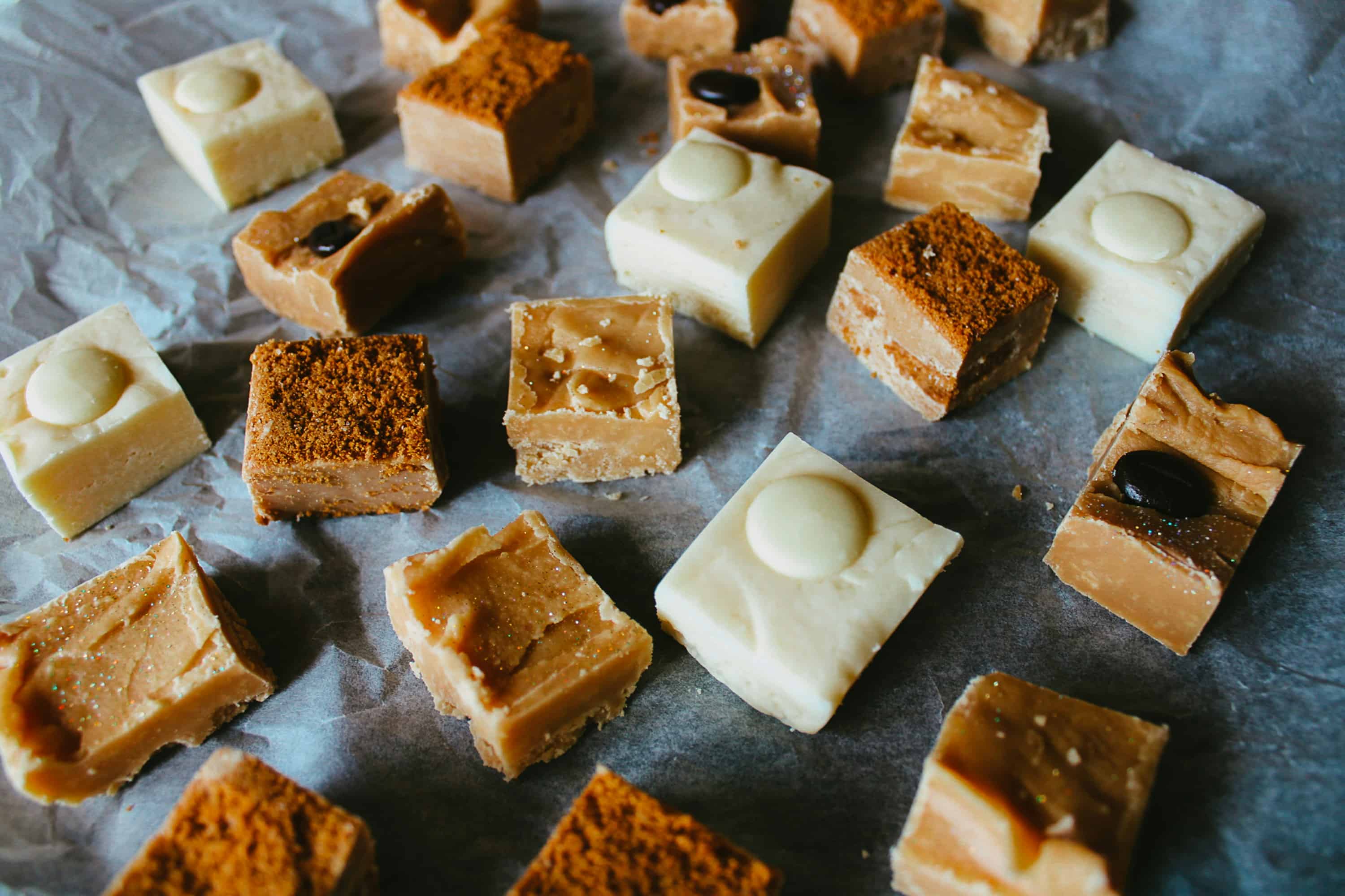 A box of delicious gourmet butter fudge